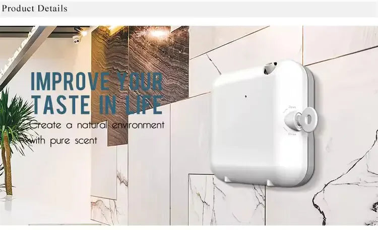 Bluetooth Control Aroma Diffuser USB Wall Waterless Aromatherapy Oil Diffuser Home Hotel Air Freshener Spray Fragrance Machine