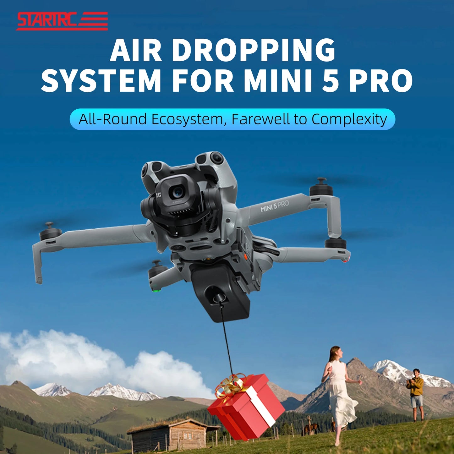 STARTRC Drone Airdrop System for DJI Mini 5 Pro Payload/Delivery/Transport Drop Release Device for DJI Mini 5Pro Accessories