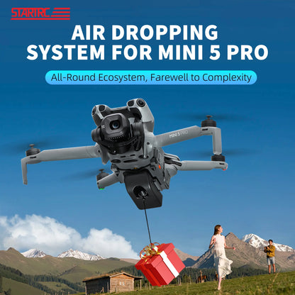 STARTRC Drone Airdrop System for DJI Mini 5 Pro Payload/Delivery/Transport Drop Release Device for DJI Mini 5Pro Accessories