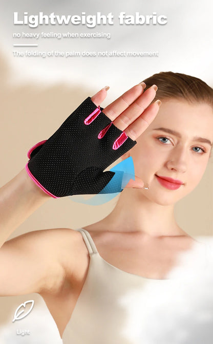 Unisex Gym Workout Gloves for Weight Lifting Fitness Body Building Sports Training Cycling Exercise - Durable Protection Grip