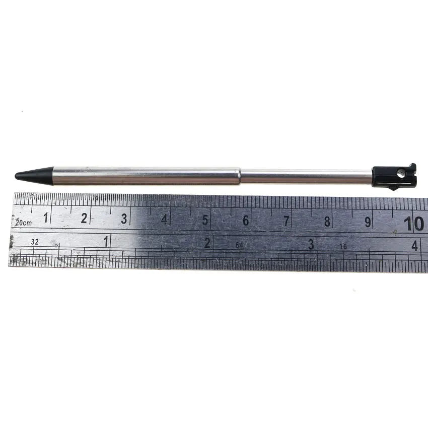 JCD 10pcs Metal Short Adjustable Extendable Styluses Pens For 3DS DS Plastic Stylus Touch Pen