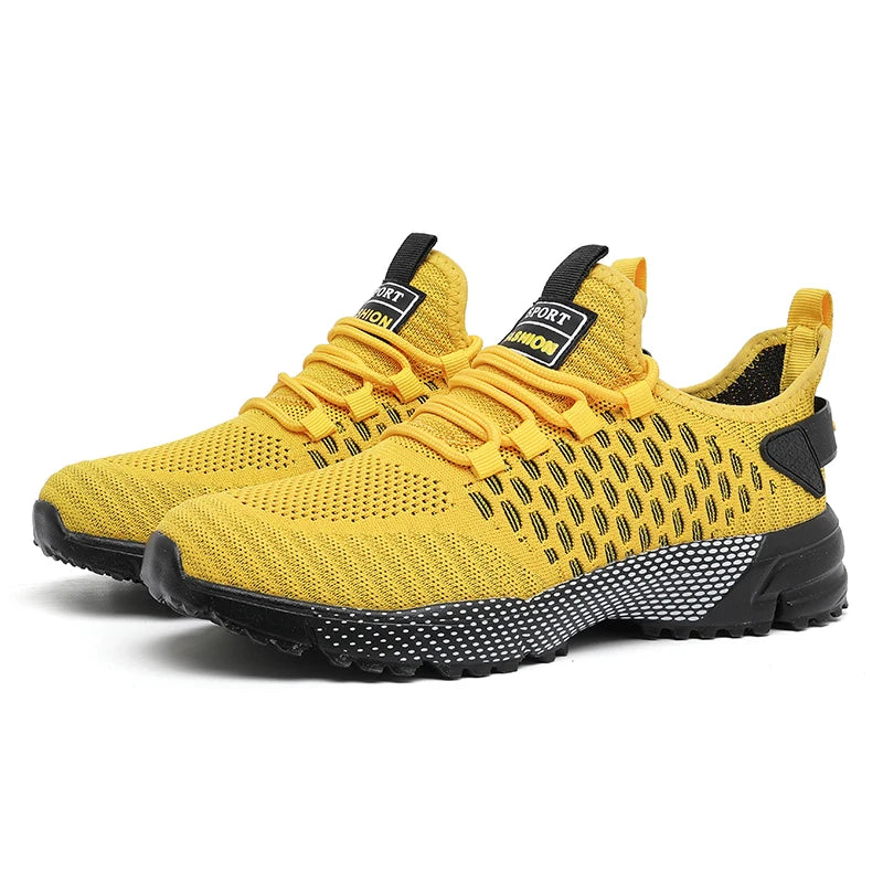 Mesh Shoes Men's Breathable 2025 Summer Mesh Thin Single Men's Full Mesh Men's Trendy Fashionable Casual Running Sports Shoes