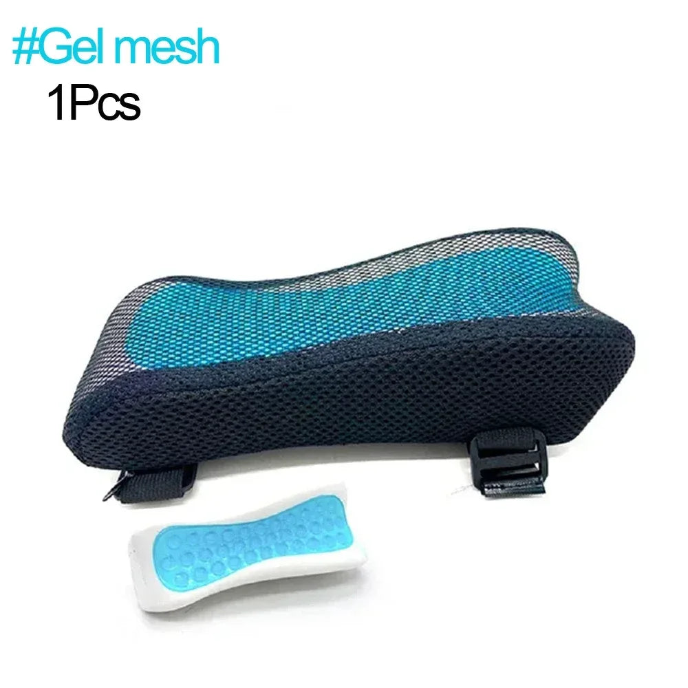Office Chair Arm Pads with Cooling Gel,Memory Foam Armrest Pads for Gaming Chair Arm Rest Covers for Desk Chair Armrest Cushions