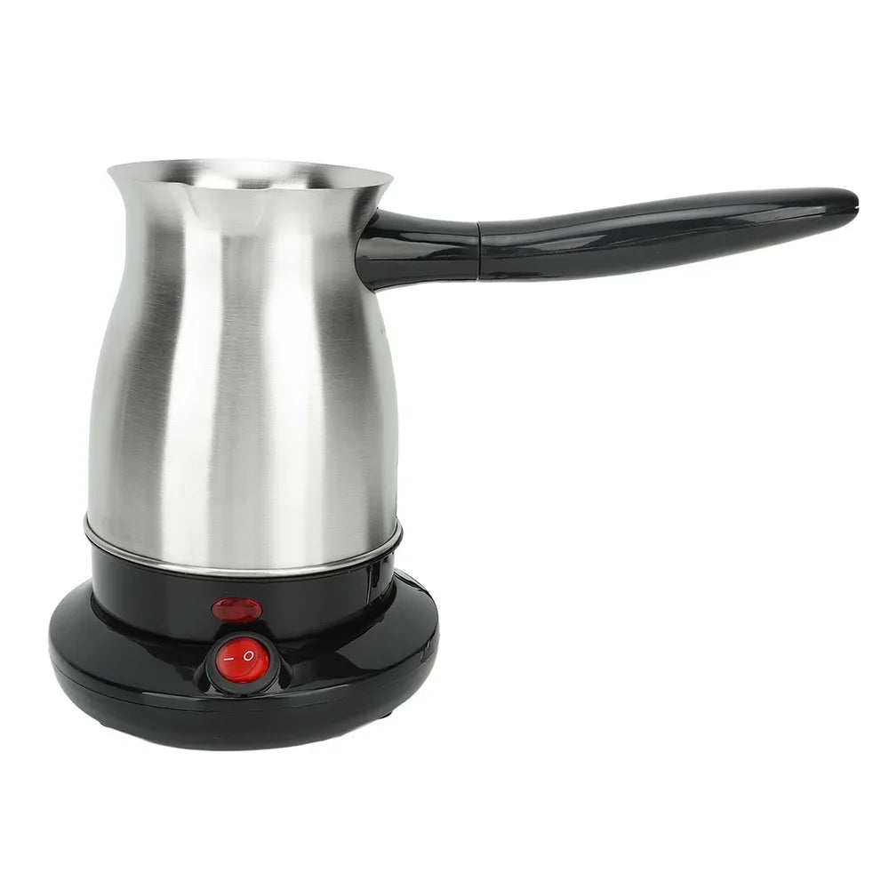 Electric Coffee Pot 1PC0.6L Stainless Steel Plug-in Household Office Milk Brewing Hand Brewing Coffee Pot
