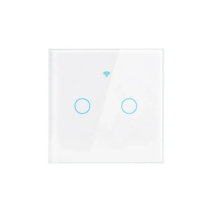 Tuya Wifi EU Smart Switches 1/2/3/4Gang Touch Light Switch Wall Sensor 433mhz RF Switches Smart Life for Alexa Google Home Alice