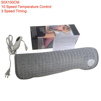 50x100cm Electric Heating Blankets Washable Winter Keep Warm Heating Pad Abdomen Waist Back Pain Relief Physiotherapy Blanket
