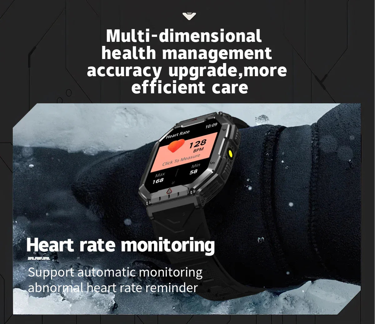 2025 New Men's Smart Watch 360 * 360 HD Touch Screen Sports Waterproof Smartwatch Health Monitoring Bluetooth Call Smart Watches