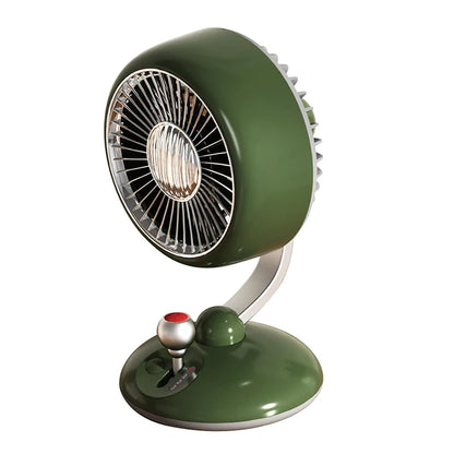 Desktop Fan Kart Creative Digital Display Shaking Head High-speed Circulation Fan Mute Long Endurance Electric Fan