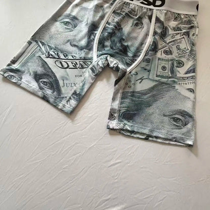 Men's Underwear Boxing Athlete Fashion Sporty Briefs Comfortable Breathable Men's Boxer Shorts