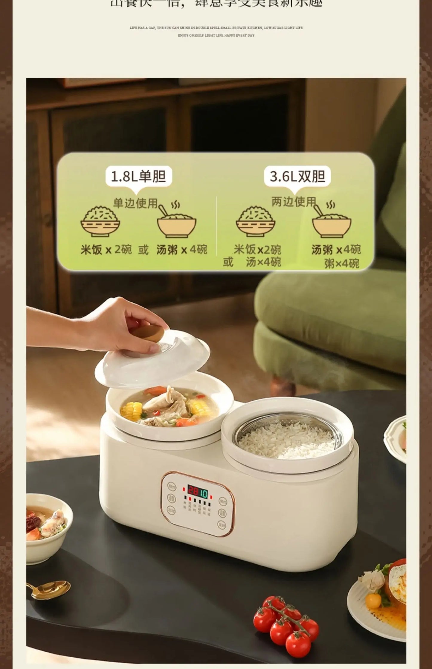 Ceramic Electric Stew Pot Porridge Cooker Porridge Stew Pot Electric Casserole Household Automatic Stew Pot Самогонный Аппарат