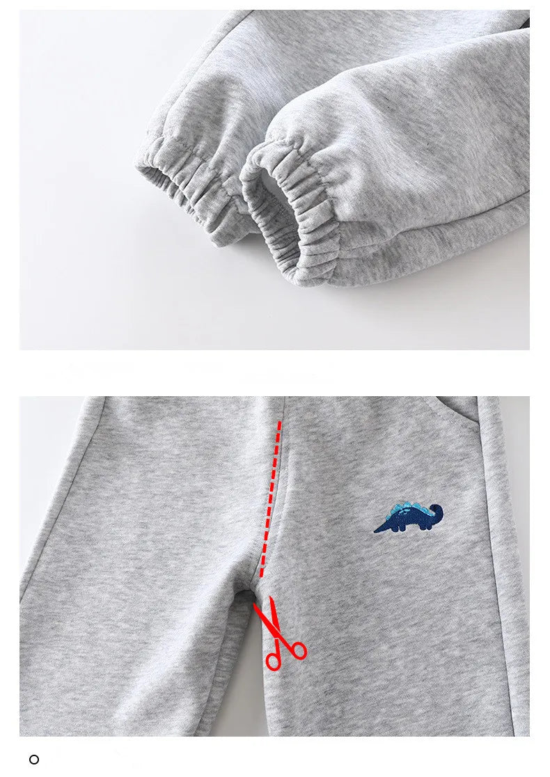 Baby Girls Boys Pants Pocket Long Trousers For Kids Toddler Infant Cartoon Pant Spring Autumn Children's Casual Sports Clothing