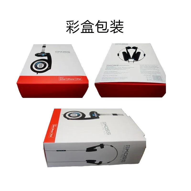 For KOSS PP Gaussian Headphones Headset MMCX Pluggable Cable Version HIFI Subwoofer DIY Custom Headphones