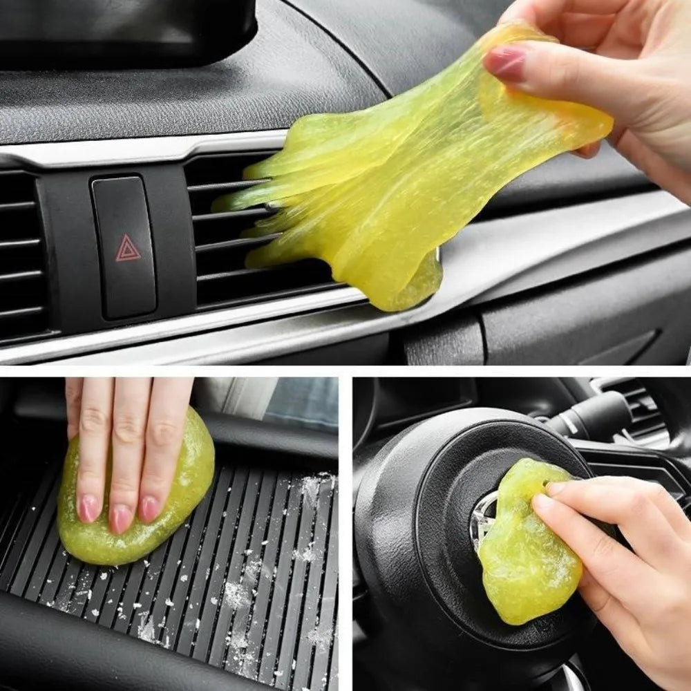 Multi Functional Cleaning Gel for Car Suitable Interior Cleaning Keyboard Air Vent Slime Car Interior Fittings Cleaning Tools