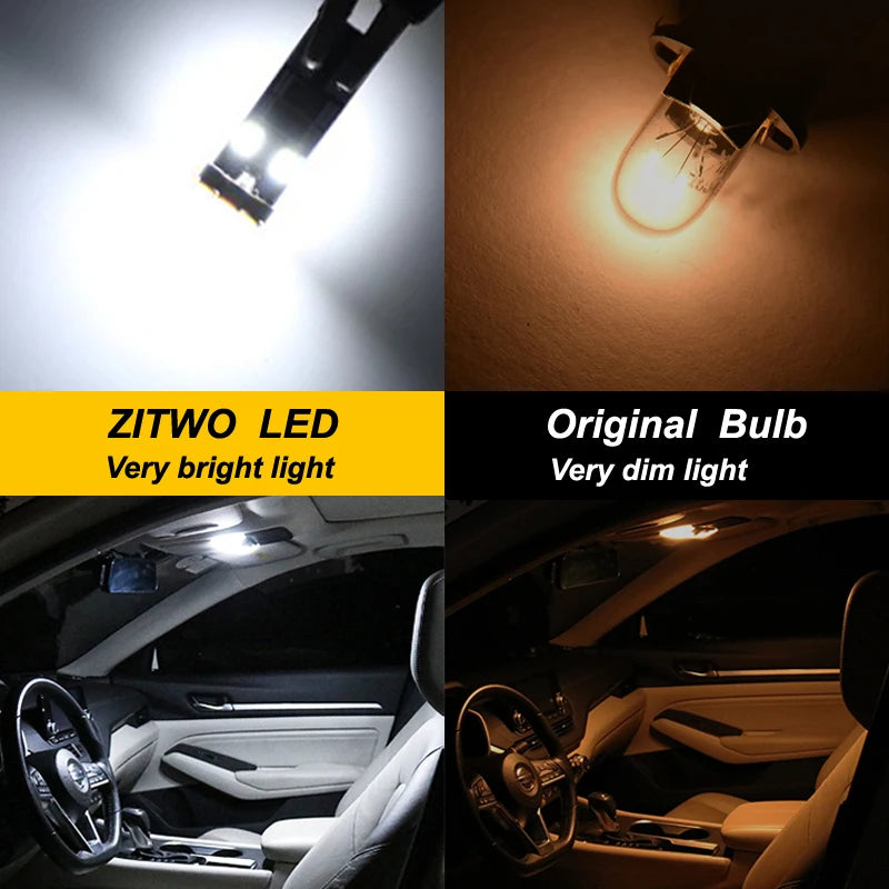 ZITWO LED Bulb Interior Dome Reading Trunk Light Kit For Citroen Jumper MK1 MK2 MK3 1994- 2017 2018 2019 2020 2021 Accessories