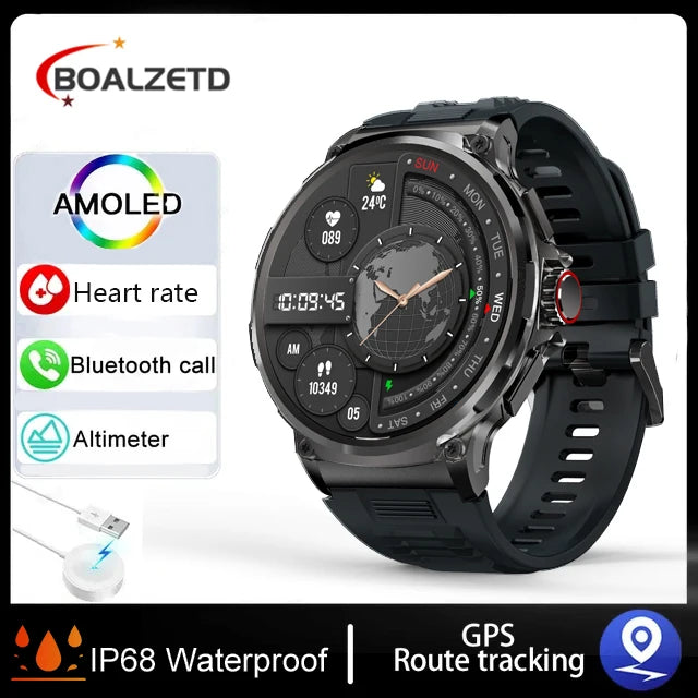 New 1.85-inch Ultra HD SmartWatch GPS Track Bluetooth Call 710 Mah Large Battery Sports Fitness smartwatch 2026 clock Gift Hot