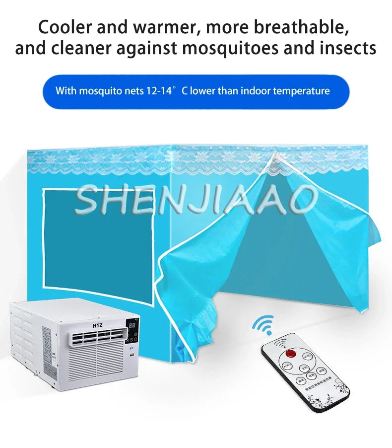 Home Portable Mobile Air Conditioning Dehumidification Desktop Mini Cooling Only Machine Free Installation with Remote Control