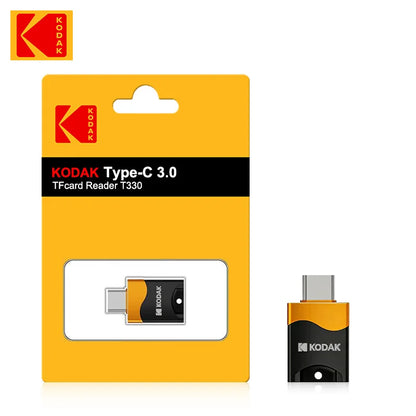 NEW KODAK T330 Micro SD Card Reader Type-C TF Memory Card High-speed OTG Adapter Suitable for Mobile Phones Tablets and Computer