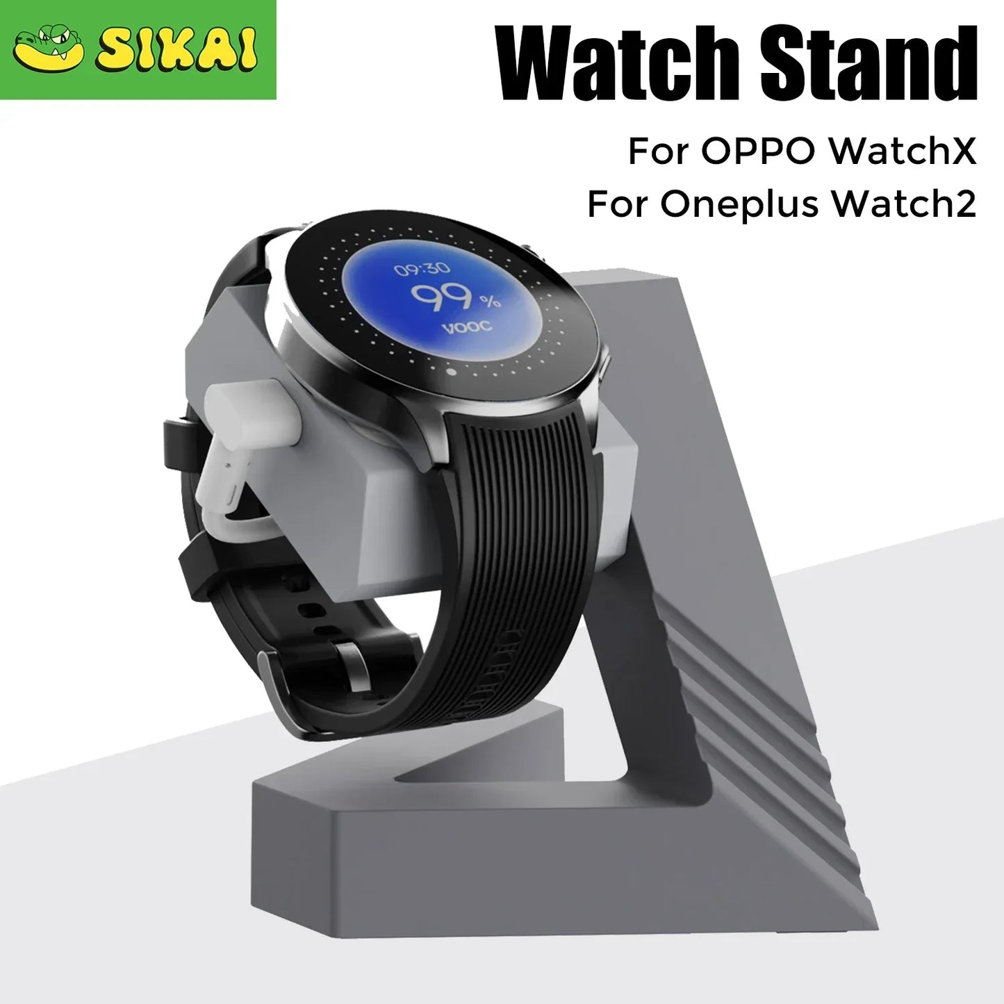 Watch Charging stand For OPPO WatchX/Oneplus Watch2 Smart Watch Dock Holder Charger Stand  With OPPO WatchX Cable