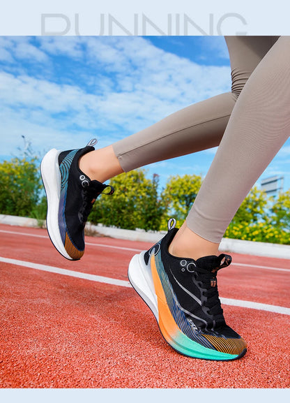 2025 Men's And Women's Professional Carbon Board Marathon Running Shoes Shock Absorption Ultra-light Stable Support Sports Shoes