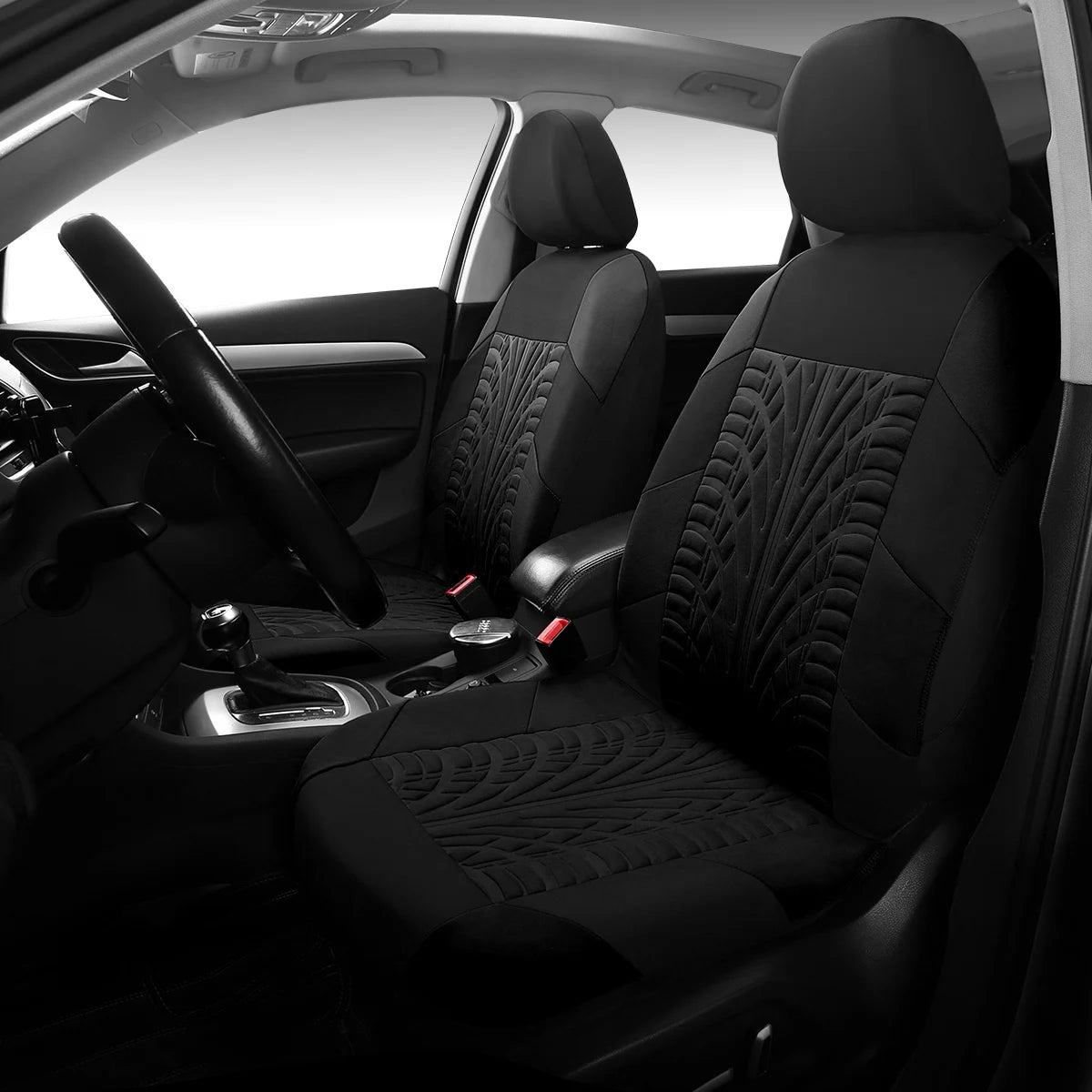 Customized Four Seasons Universal Polyester Full Set Car Seat Covers by PDG ibma