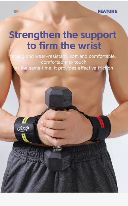 Fitness Wristband Wrapped Design With Adjustable Elasticity to Support and Stabilize The Wrist, Avoiding Wrist Injuries