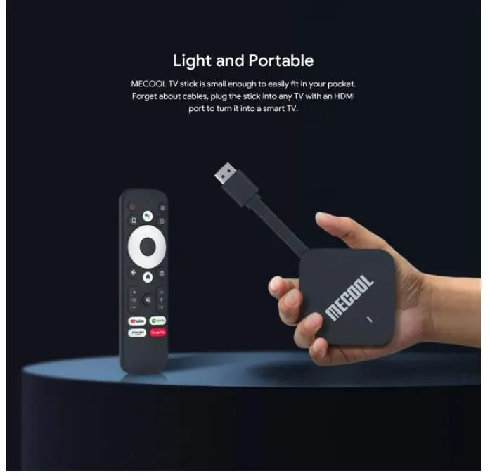 [Genuine]MECOOL ATV KD2 Best Global Version Amlogic S905Y4 TV Stick 4G 32G 4K Dual WIFI Google Certified TV Box BT5.0 PK KD3 KD5