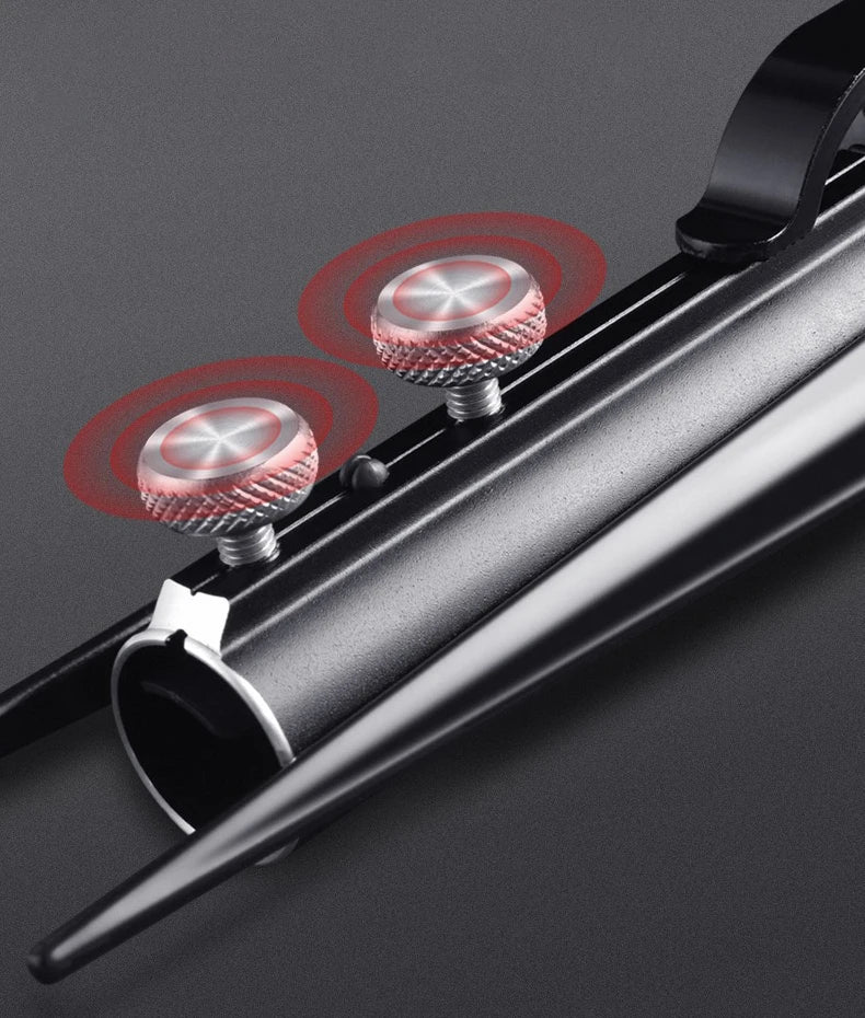 Shawto 2.1M Stainless Steel Thickened Telescopic Fishing Rod Holder 7 Section Bracket Rack Pole Stand Fishing Tools