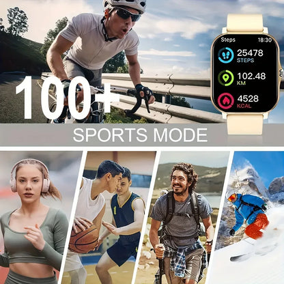 2025New Upgrad Smart Watch For Men Women 1.83Inch Full Touch Display BT Call Sports Monitoring SmartWatch For Android&IOS Phone