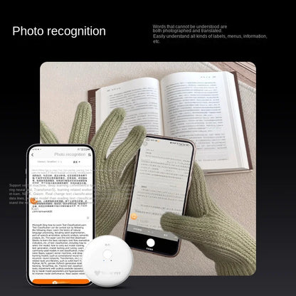 Smart Translating AI 102 Phone Assistant Language Translate Bluetooth Voice Translator Portable Audio Recognition Translation