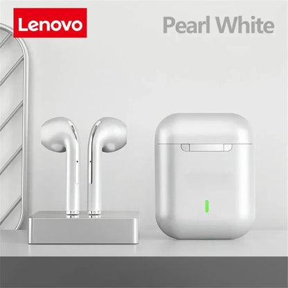 Lenovo Wireless Earphones, HiFi in-Ear Stereo with Microphone, Waterproof, Bluetooth, Touch Control, Noise Cancellation