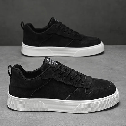 Men's Shoes Spring and Autumn New Style Green Black Red Sports Shoes Soft Sole Breathable Men's Low-Top Versatile Casual Shoes