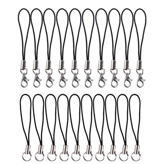 10Pcs Phone Hanger Clips Key Holder Bag Key Ring DYM Phone Lanyard String Phone Lanyard Lobster Clasp Rope Lanyard Lariat Cords by PDG ibma
