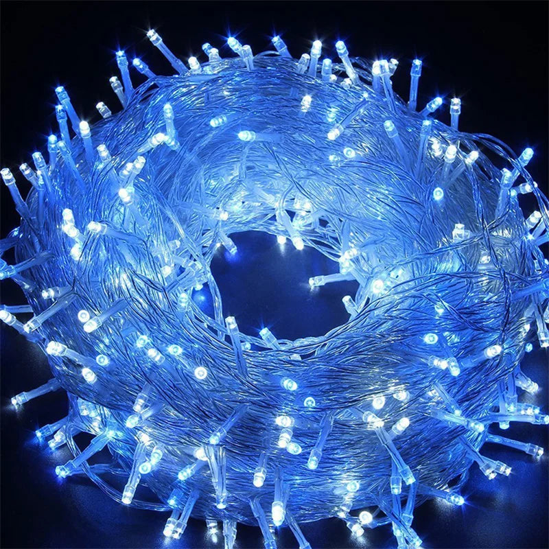 LED Garland String Lights 2m10m Christmas Tree Wedding Decoration Light Waterproof Fairy Lamp Indoor Outdoor Holida Lighting