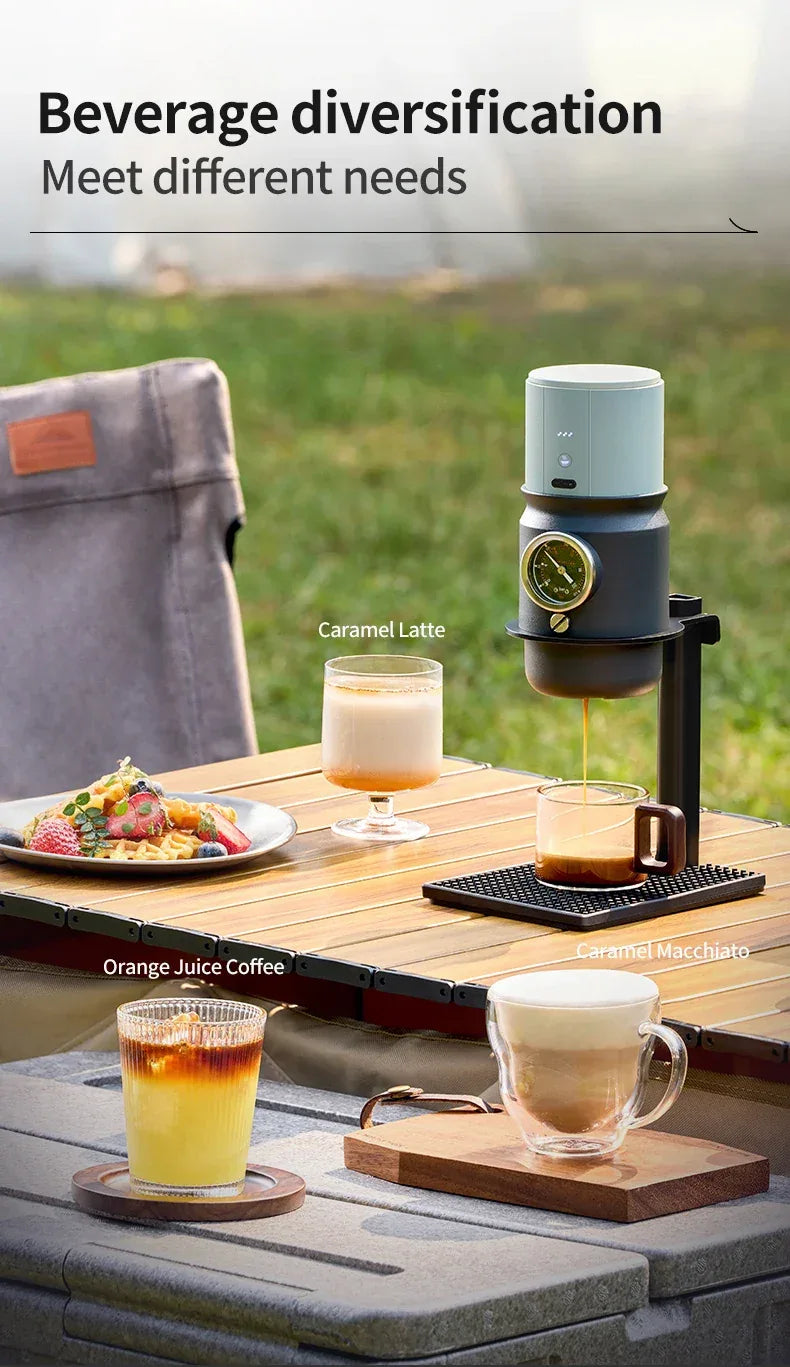 STARSEEKER Super58 Portable Electric Espresso Machine Travel Coffee Maker For Camping Car Coffee Maker With USB-C Bracket Tamper