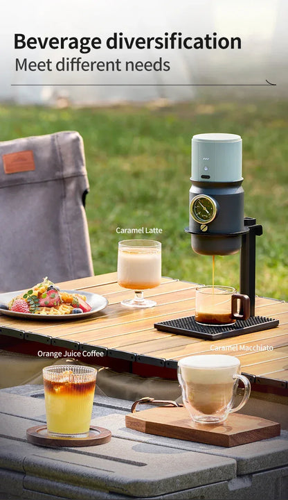 STARSEEKER Super58 Portable Electric Espresso Machine Travel Coffee Maker For Camping Car Coffee Maker With USB-C Bracket Tamper