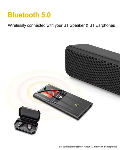 BEN JIE M2 mp3 player 32GB bluetooth Lossless  HiFi Portable Audio Walkman FM Radio EBook Voice Recorder music player  плеер mp3