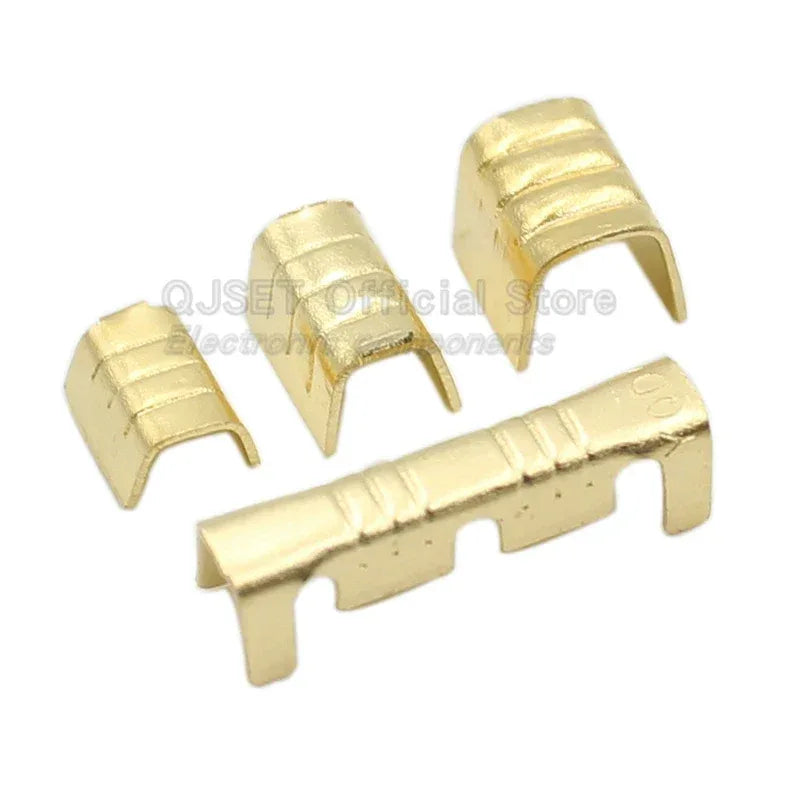 100Pcs DJ454 Wire 0.5-6.0mm² U-shape copper wire crimp terminals Cold pressed connectors Cable lugs for wire splice terminals DJ