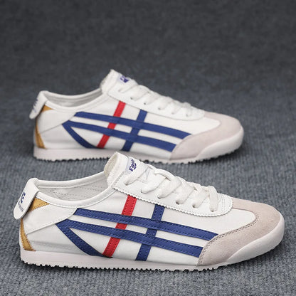 Кроссовки Мужские Men's Shoes Fashion Outdoor Casual Footwear Light Walking Flats Men's Sneakers Lace Up Flats Zapatillas Hombre