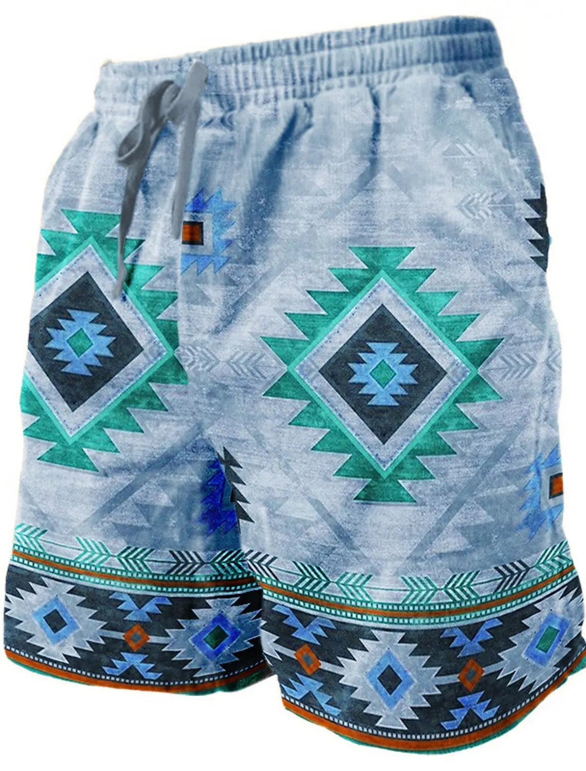 Men's Beach Pants Compass 3D Printed Shorts Men's Summer Breathable Shorts Fitness Street Shorts Men's Ropa Hombre