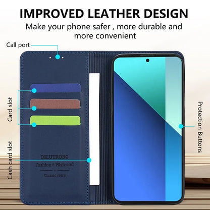 Wallet Skin friendly Magnetic Card Slot Flip Leather Case For Xiaomi 14T Poco X7 C75 M7/X6 Pro Redmi 14C 13 A4 Note 14 Pro+ 14S