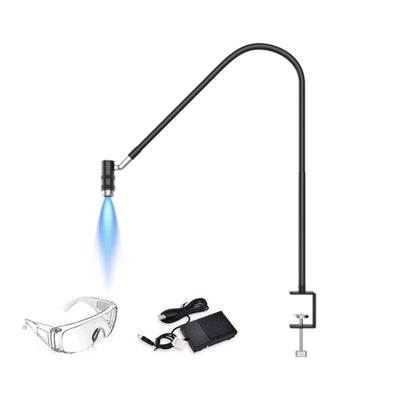 UV Lamp Lash with Foot Switch 405nm Adjustable Focus Touch Control Nail Polish False Eyelashes Glue Curing Floor Lamp