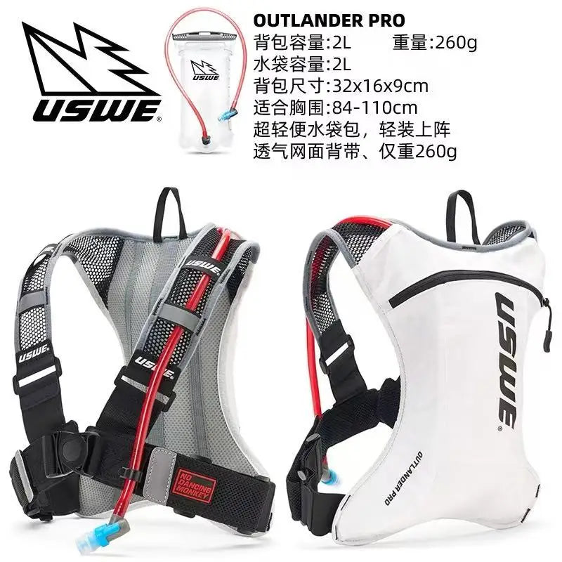 USWE water Bag Cycling Sports Travel Hiking Backpack Lightweight Breathable