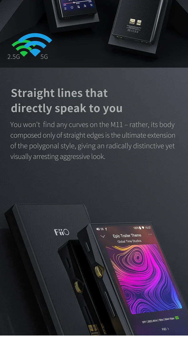 Zycbeautiful for fiiO M11 HIFI Music MP3 Player with Balanced Output/Support WIFI/Air Play/Spotify