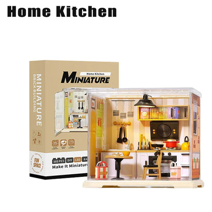 New DIY Miniature House Model with Soft Lights, High-Detail Quality, Easy 1-Hour Assembly, Perfect Birthday & Christmas Gift