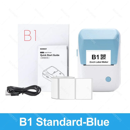 Niimbot B21 B1 Mini Portable Thermal Label Printer Office Supplies Adhesive Sticker Printers Maker Without Ink For Phone
