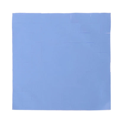F3MA 100Pcs 100mmx100mmx1mm Thermal Pad GPU CPU Heatsink Cooling Conductive Silicone Pad for PC Computer Accessories