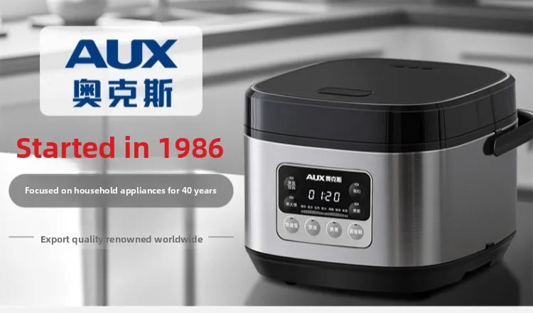 Low sugar rice cooker rice soup separation steaming 2-3L uncoated stainless steel rice cooker timer reservation