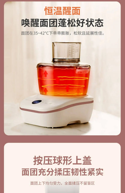 Compact Automatic Stand Mixer Dough Kneading Fermentation All-in-One Multifunctional Machine for Home