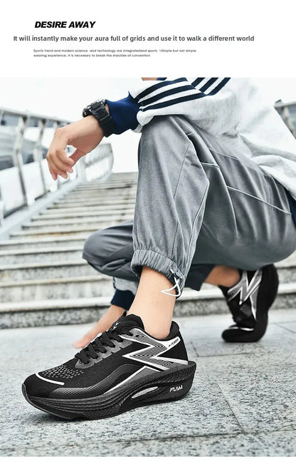 Casual Running Shoes Breathable Mesh Upgraded Version Unisex Marathon Sports Sneakers Trendy All Seasons Lightweight