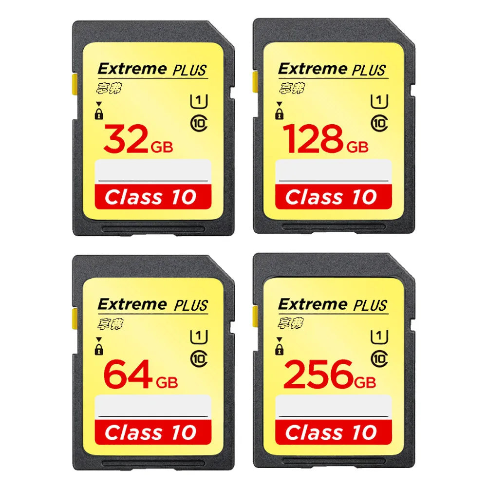 High Speed SD Card 128GB Memory Card Camera 64GB 32GB UHS-I Flash Card 256GB 16GB Up To Max 95M Class10 633x For camera